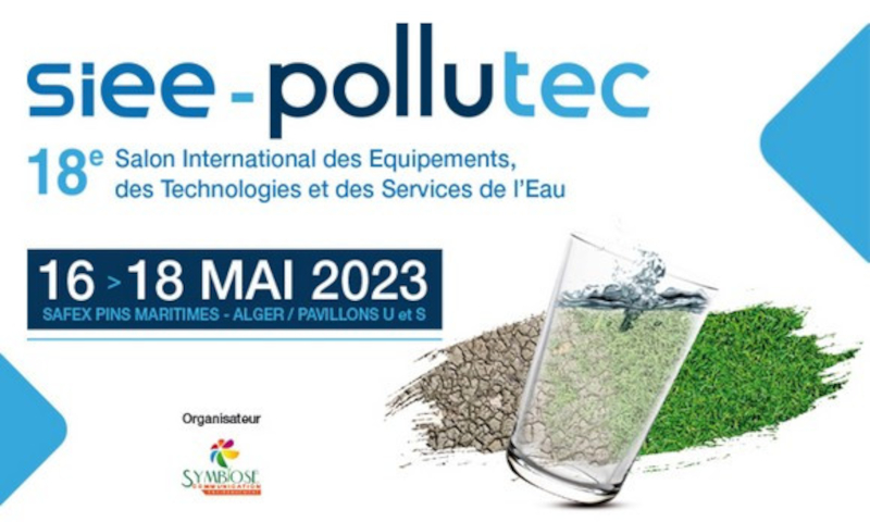 La 18éme édition du salon international des équipements, des technologies et des services de l’eau (SIEE Pollutec 2023) s’est ouverte mardi le 16 au 18 Mai 2023, au palais des expositions SAFEX à Alger.